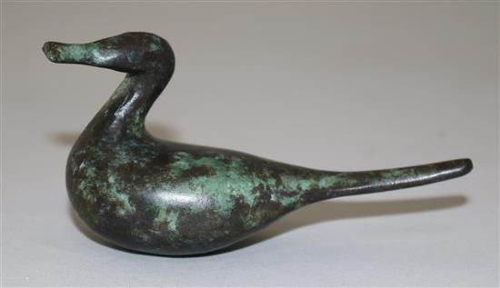 § Guy Taplin (b.1939) Miniature pintail, 1997, 3.75in.